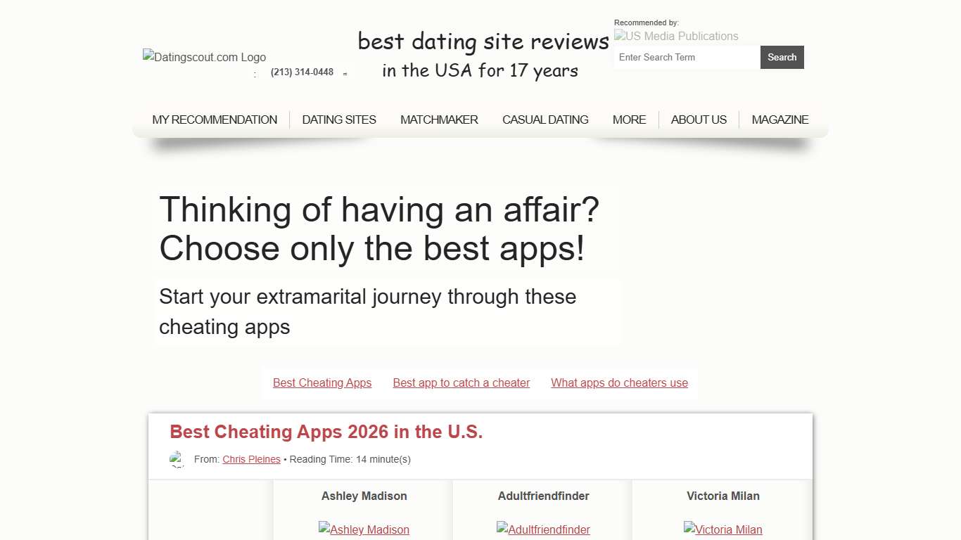 The Best Cheating Apps for You 2026 - DatingScout